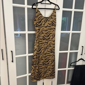 Scotch & Soda Black and Gold Cocktail Slip Dress